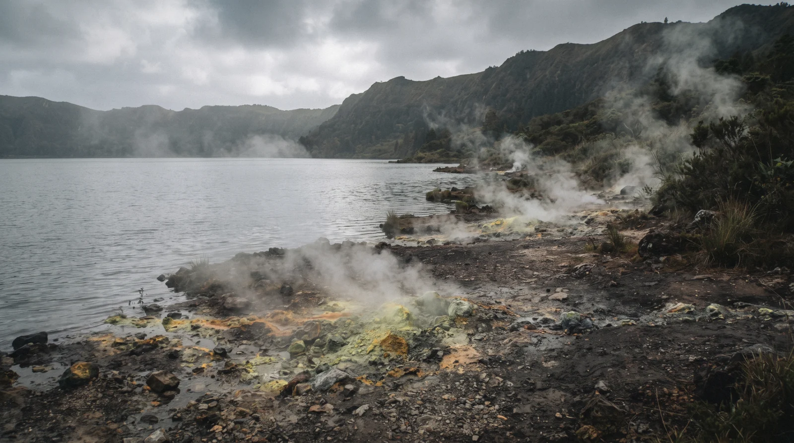 Azores food scenes, from steaming fumarole fields at Furnas and pineapple greenhouses to Gorreana tea rows and Pico vineyard walls