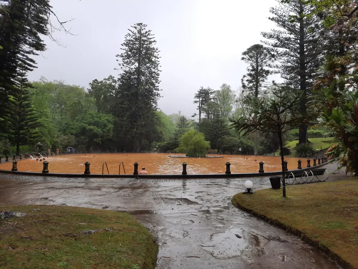 The camellia collections and lawns of Parque Terra Nostra, Furnas